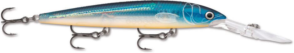 Deep Down Husky Jerk 14cm Silver Blue