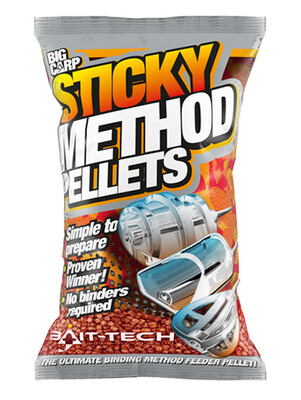 Bait Tech Sticky Method Pellets Micros Red (800g)