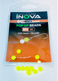 INOVA POP UP YELLOW BEADS, Size: 6MM