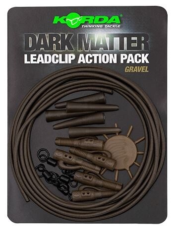 Korda Dark Matter Lead Clip Action Pack Gravel