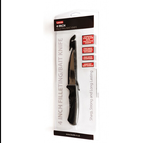 LEEDA FILLETING KNIFE, Size: 4&quot;