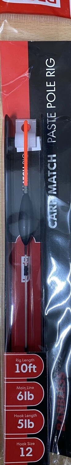 LEEDA CARP MATCH PASTE POLE RIG SZ12 5LB