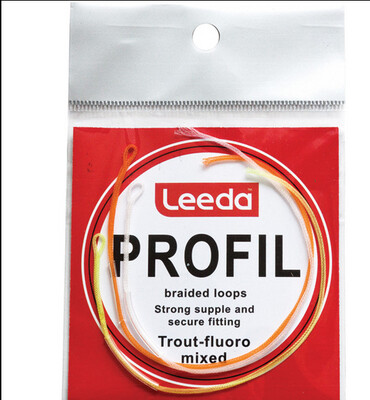 Leeda Profil Braided Loops Trout Flouro Mixed