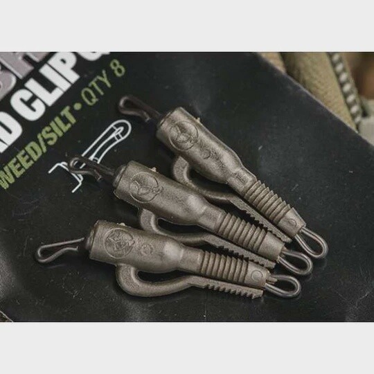 Korda Hybrid Lead Clips Quick Change, Colour: Weed/Silt
