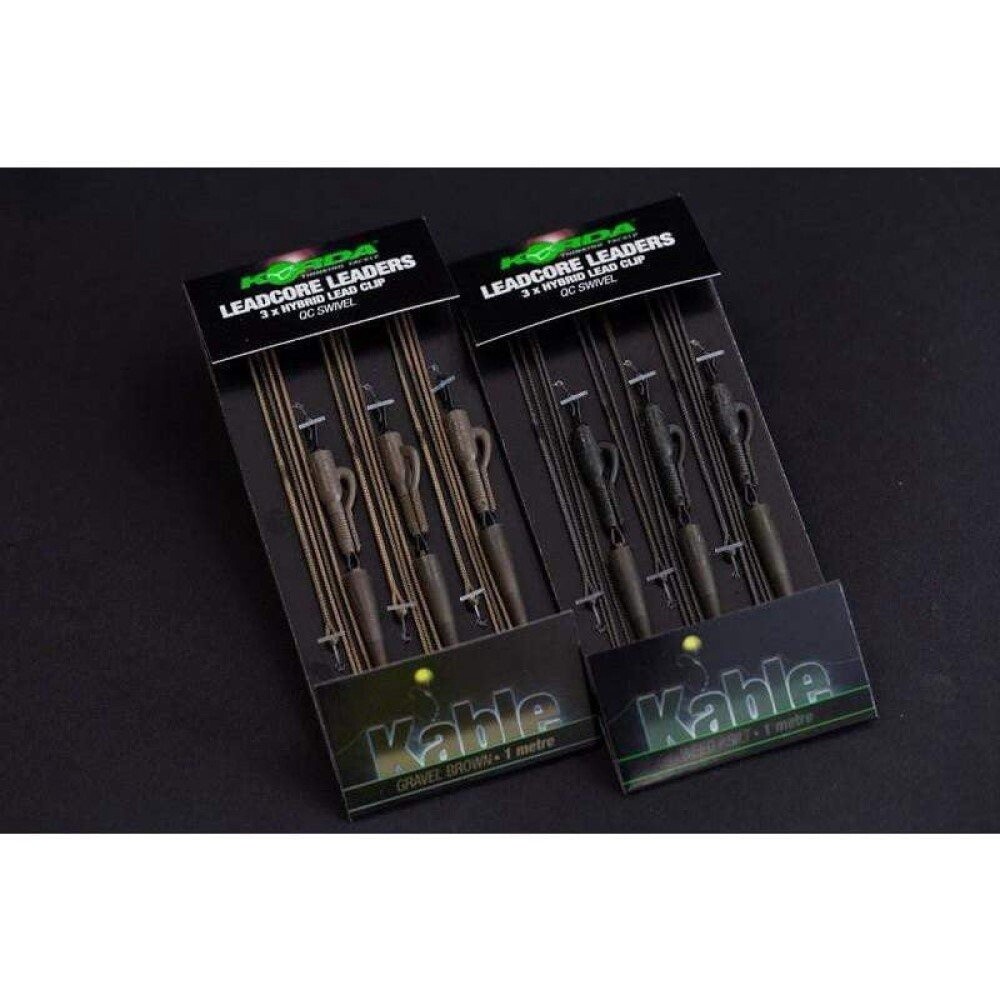 Korda Leadcore Hybrid Lead Clip Weed QC Swivel