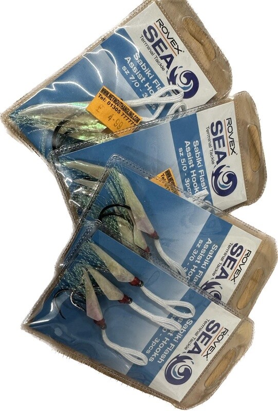 20 confezioni Taglia 2 Sabiki Bait Rigs 6 Ami con pelle di pesce Esche 20 confezioni Taglia 2 Sabiki Bait Rigs 6 Ami con pelle di pesce Esche