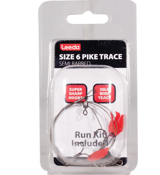 LEEDA SEMI BARBED PIKE TRACE, Size: SZ 6