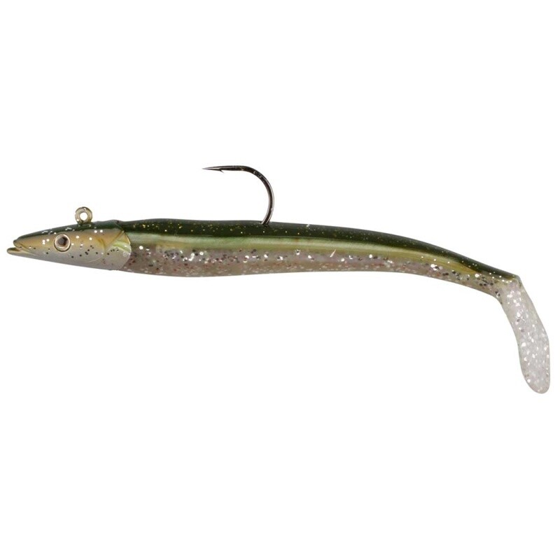 Savage Salt Sandeel Khaki Glitter 6&quot; 42g