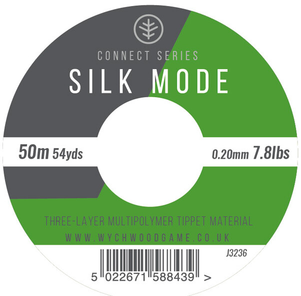 WYCHWOOD SILK MODE 50M FLY TIPPET, BREAKING STRAIN: 5.5LB 0.16MM