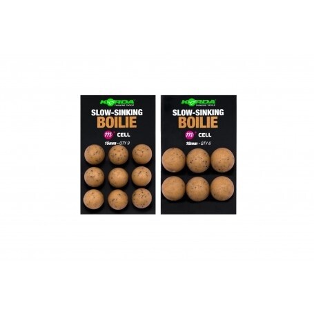 Korda Plastic Slow Sinking Boilie Cell, Size: 15MM