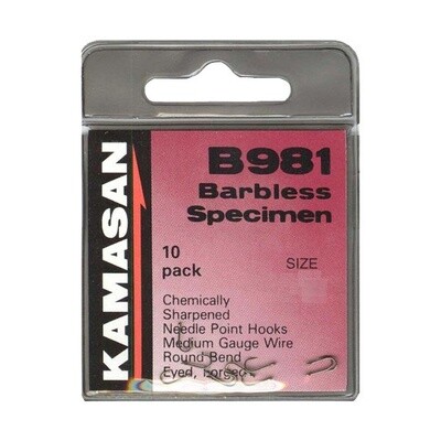 Kamasan B981 Specimen Eyed Fishing Hooks