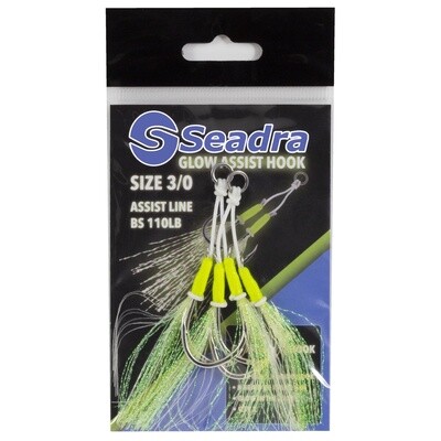 Seadra Glow Assist Hook 1/0 BS 110lb