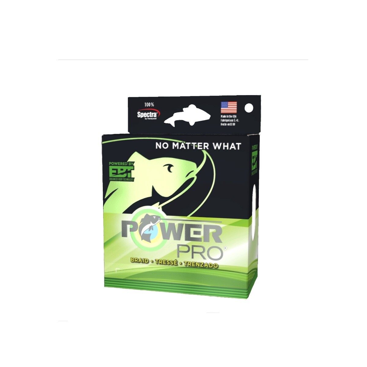 Power Pro Braid Green 275m, BREAKING STRAIN: 9kg 0.15mm