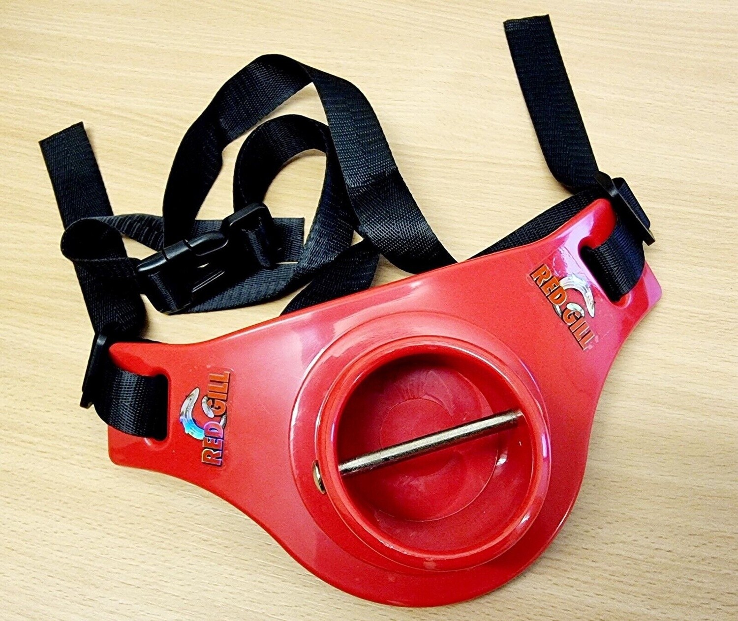 Red Gill Fishing Rod Butt Pad With Gimbal
