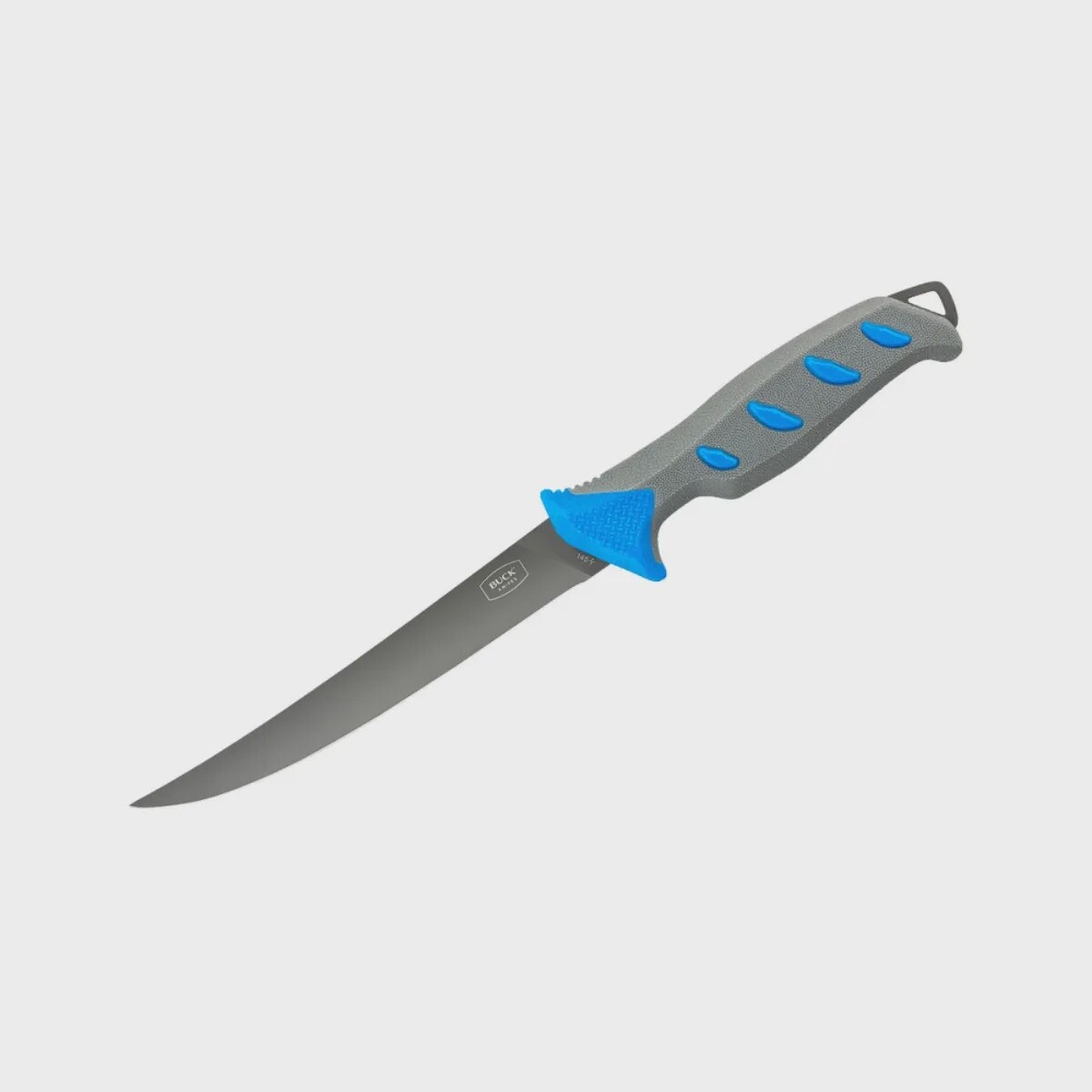BUCK HOOKSET 6&quot; BLUE/GREY FILLET KNIFE