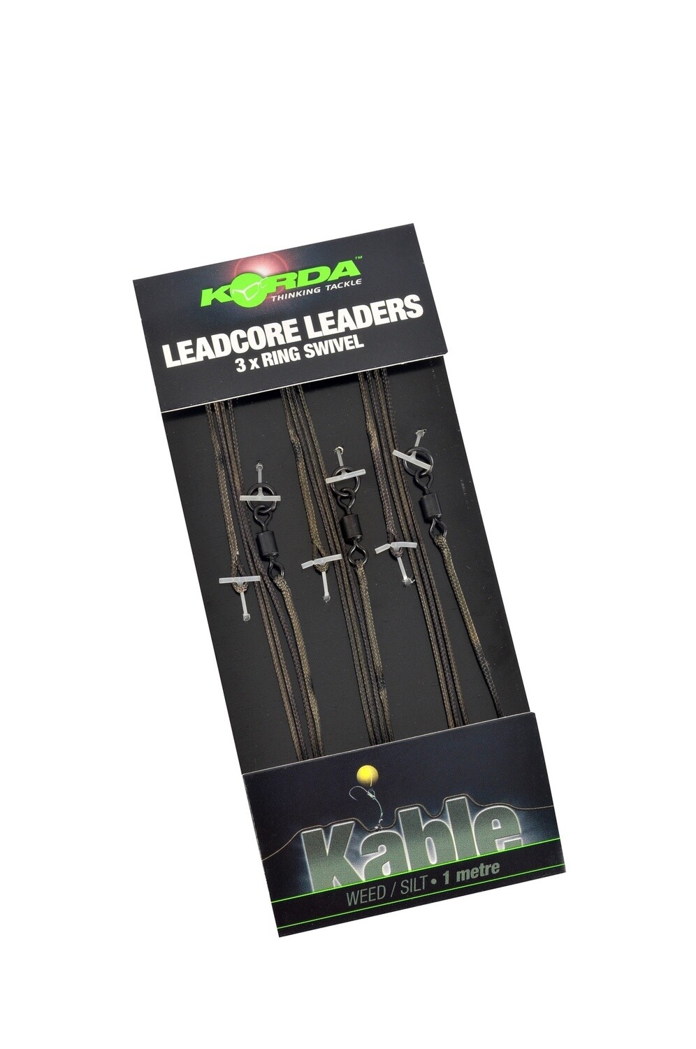 KORDA LEADCOREC LEADERS WEED RING SWIVEL