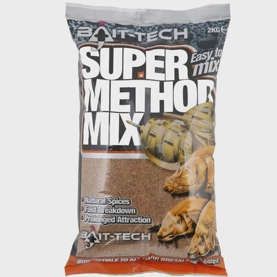 Bait Tech Super Method Mix Strawberry 2KG