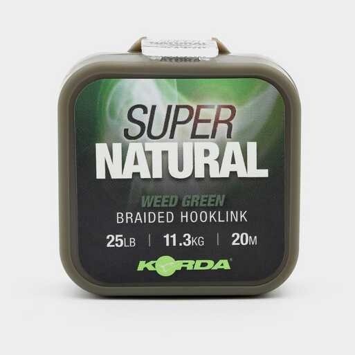 Korda Super Natural 25lb 20m, Colour: Green