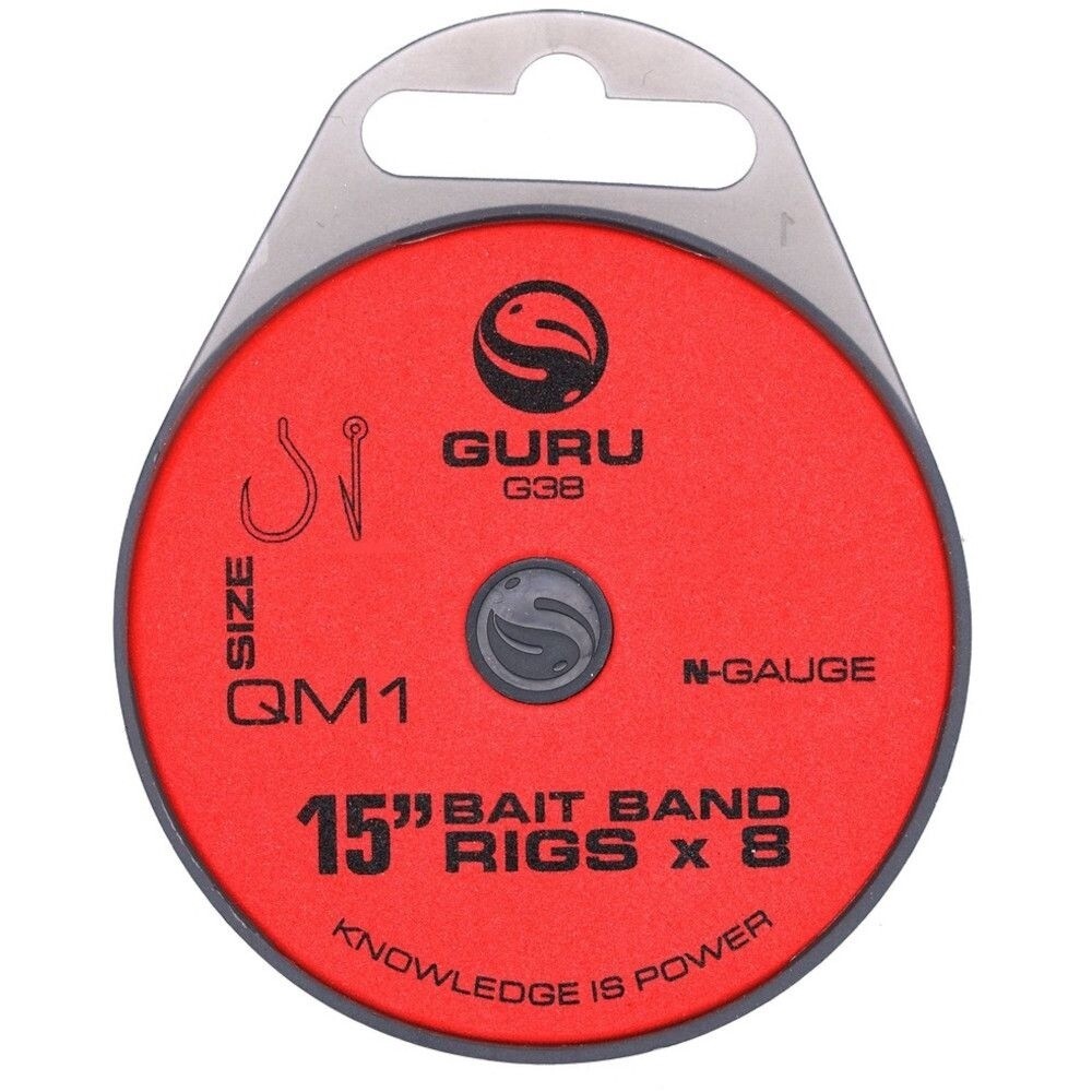 Guru QM1 15&quot; Banded Rigs, Size: Sz 10 0.22mm 9lb