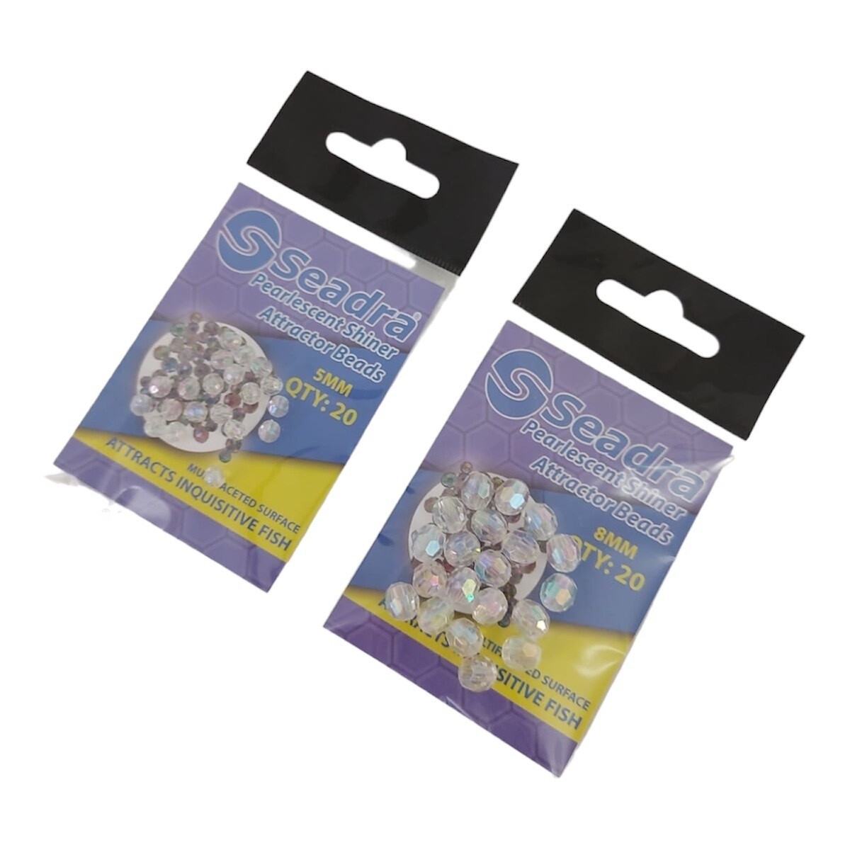 SEADRA PEARLESCENT SHINER ATTRACTOR BEADS 5MM