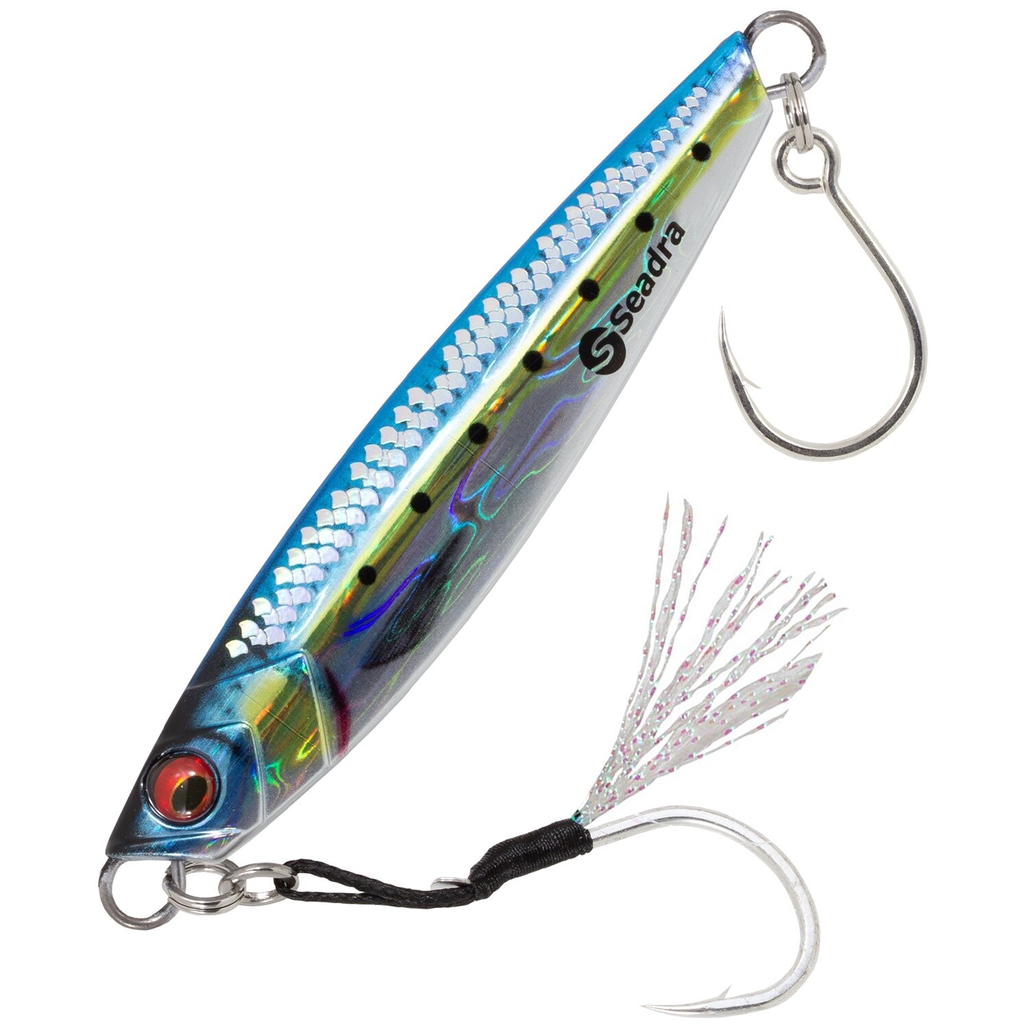 SEADRA 3D LIVE SCALE BAITFISH 40G, Colour: BLUE IWASHI