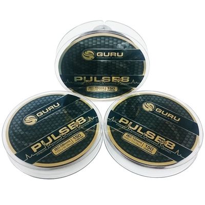 Guru Pulse Braid 150M, size.: 0.8mm 15lb 6.8kg