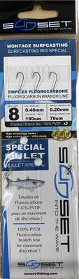 Sunset Surfcasting Rig Special Mullet 3hk sz 8