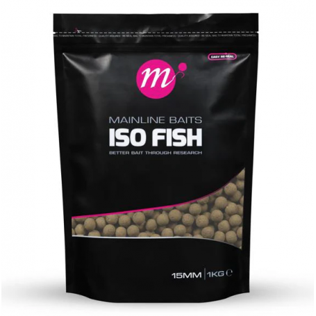 Mainline ISO Fish Shelf Life Boillies, Size: 10mm