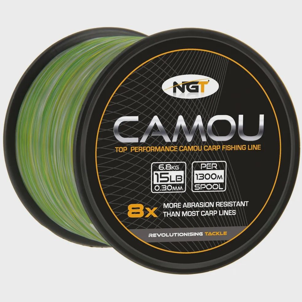 NGT Camo Line - 15lb (1300m) 0.30mm Bulk Spool