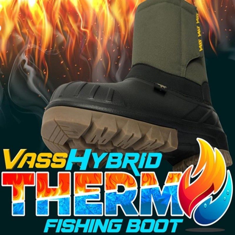 Vass Hybrid Thermo Fishing Boots, Size: 10