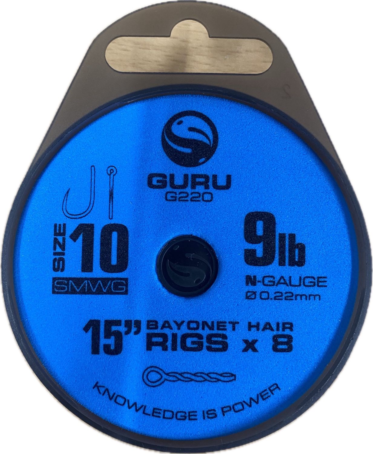 Guru SMWG Bayonet Rig 15&quot; x8pcs, size.: sz10 9lb 0.22mm