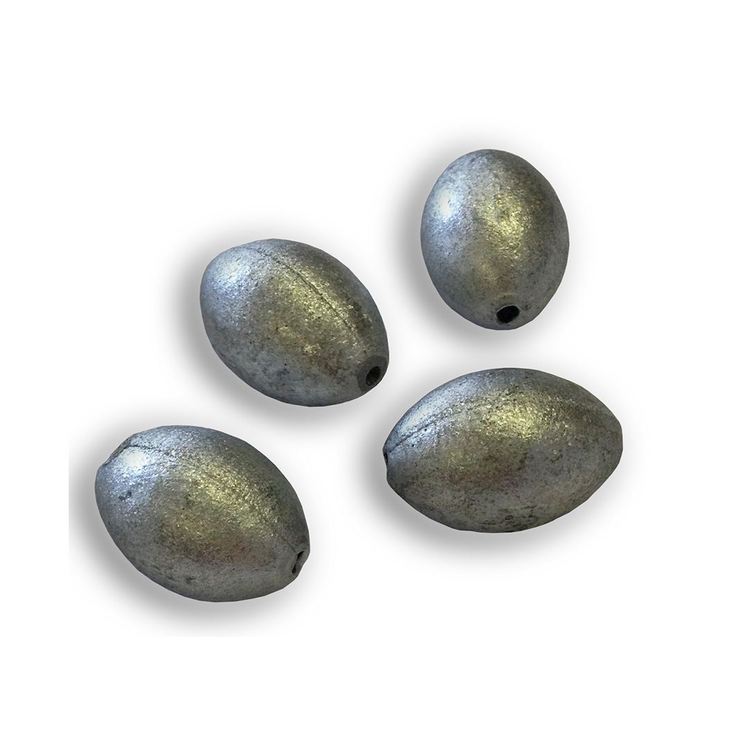 Fladen Non Toxic Drilled Bullet Weights, Weight: 4G