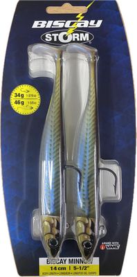 Storm Biscay Minnow 14cm 34g Jighead 46g (Total Weight)