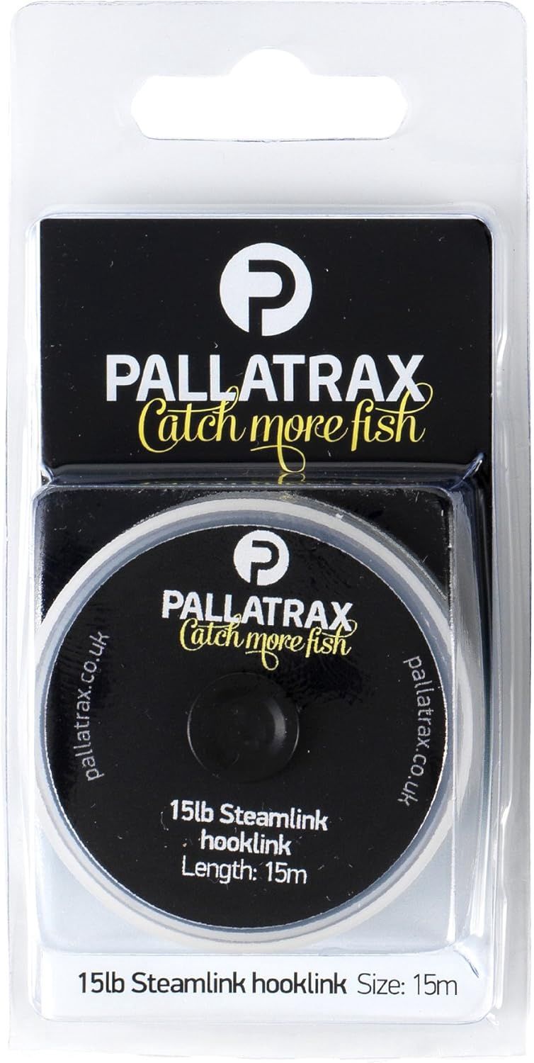 Pallatrax 15lb Steamlink Hooklink 15m