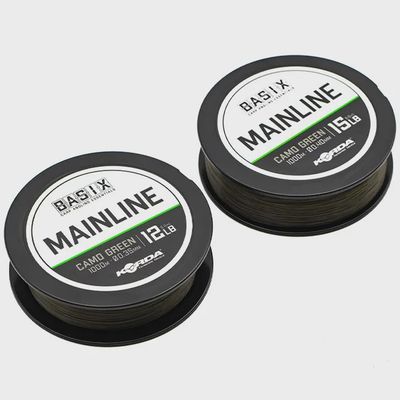 Korda Basix Mainline 1000m, Size: 12lb 0.35mm