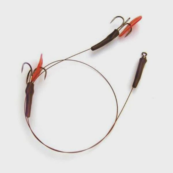 PikePro Twin Treble Semi Barbless Rig, size.: SZ 4