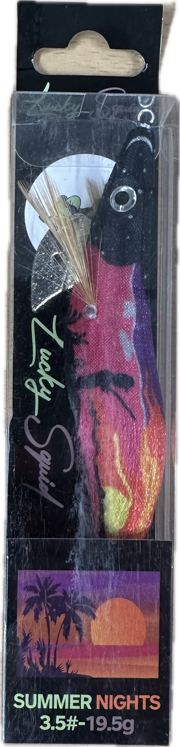 Lucky Squid Jigs, Colour: Summer Nights #3.5-19.5G