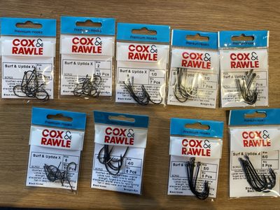 Cox &amp; Rawle Surf and Uptide Extra X Hooks