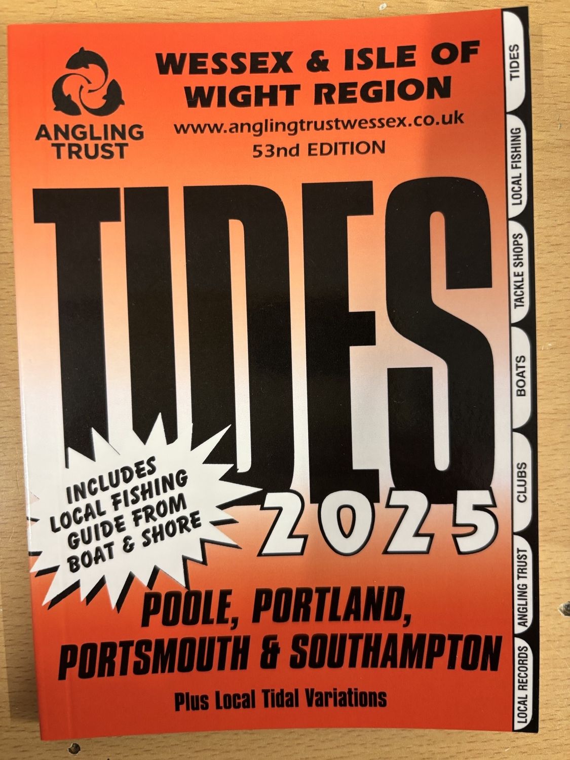 WESSEX &amp; ISLE OF WIGHT REGION TIDE BOOK