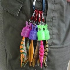 Sunset Sunsquid Hook Protector With Carabiners *No Squid jigs included*