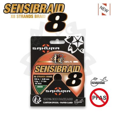 Sensibraid x8 150m