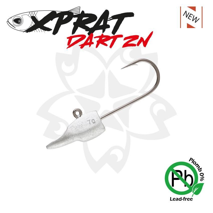 Xprat Dart Jig Head ZN, Size: 3/0 14g 2pcs