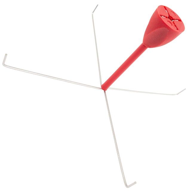 Gemini Sinker System Springy Fixed Grip Heads (red)