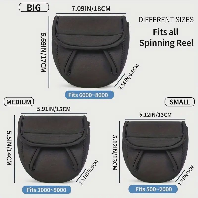 Wactackle Reel Cover, size.: Small
