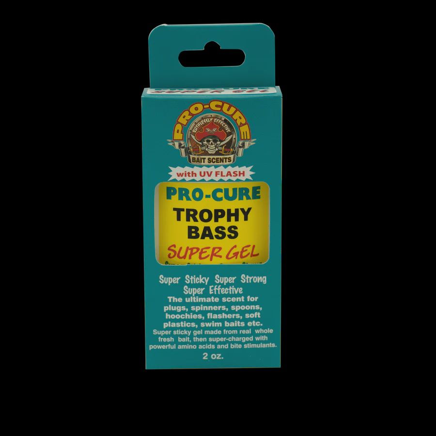 Pro-Cure Bait Scent With Uv Flash 2oz, Scent: Trophy Bass