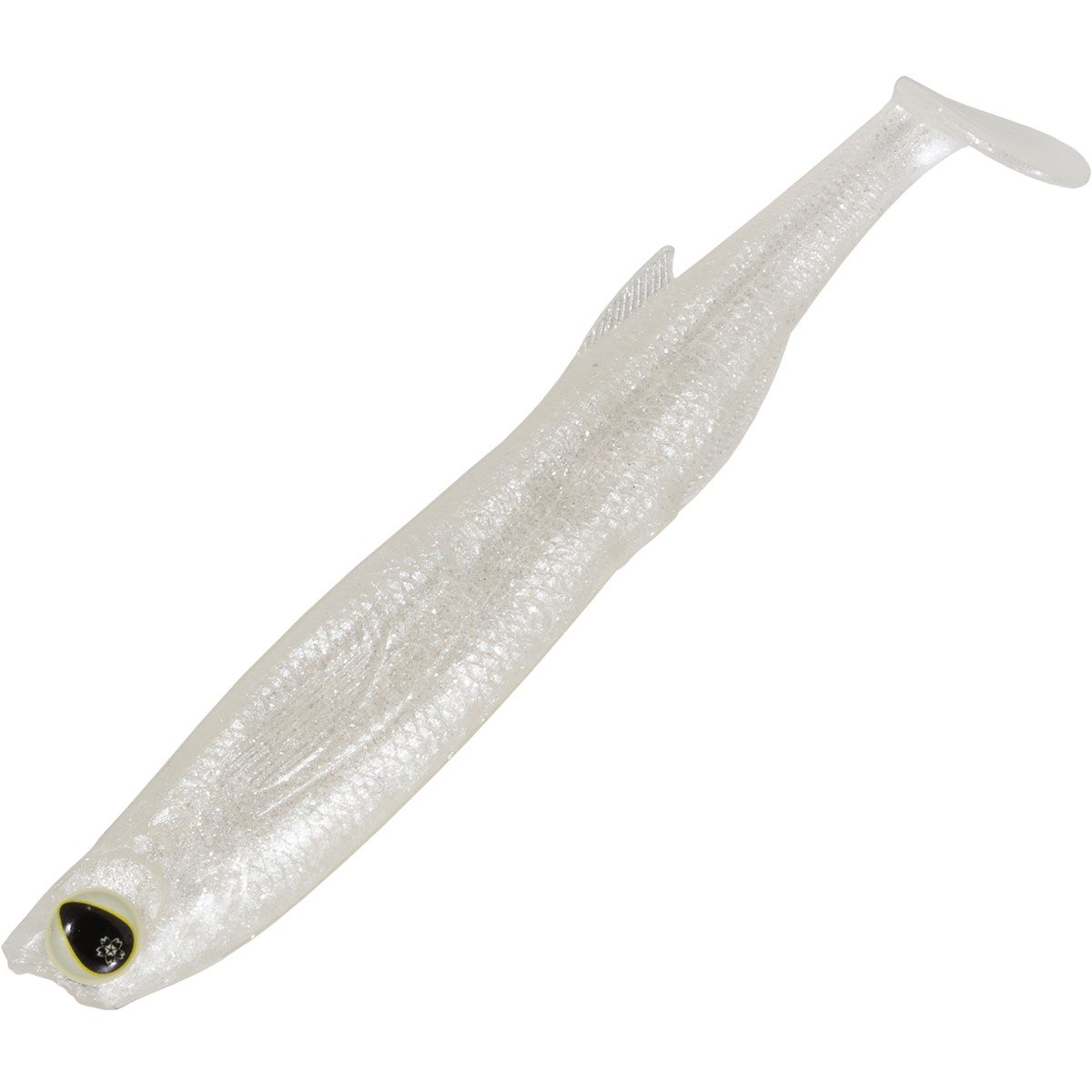 Sakura XPRAT Shad 110mm 5g 6pcs, Colour: Pearl White 077