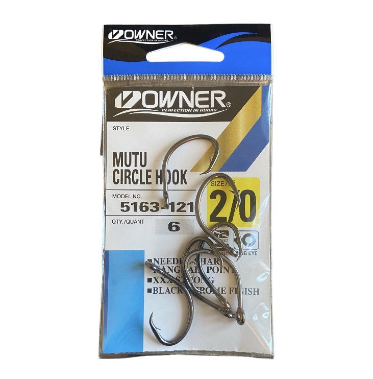 Owner Mutu Light Circle Hook 2/0
