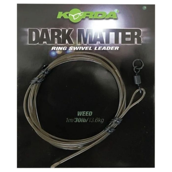 Korda Safezone Leader Ring Swivel Weed 30lb
