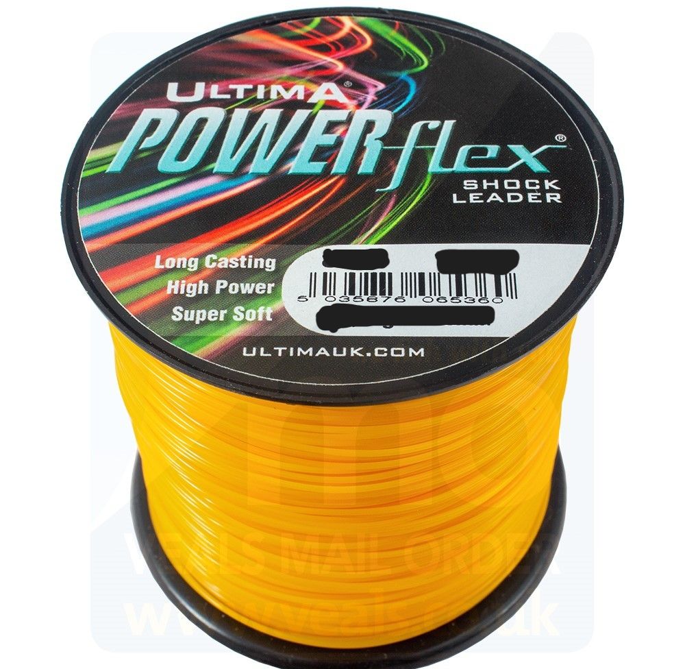 Ultima Power Flex Shocker Leader 70lb Orange 215m 0.75mm