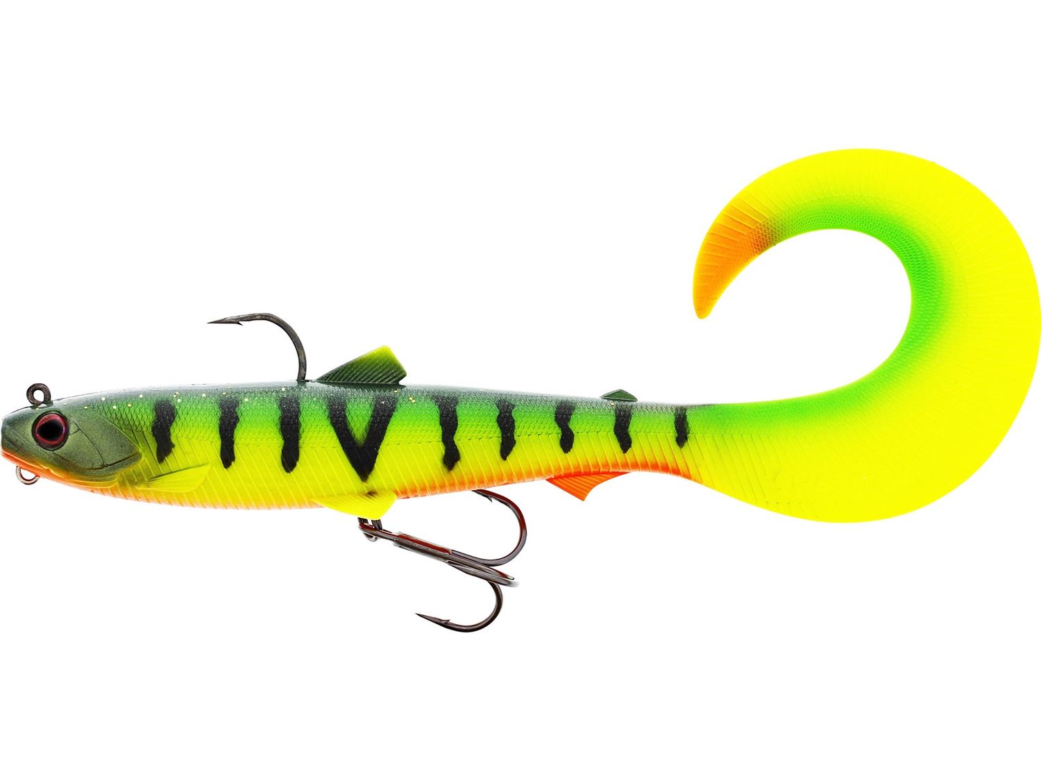 Bullteez Curltail 16cm 35g, Colour: Tiger Perch 16cm 35g